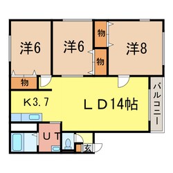 クレセント7.4の物件間取画像